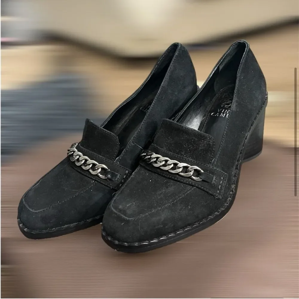 Vince camuto loafer heels